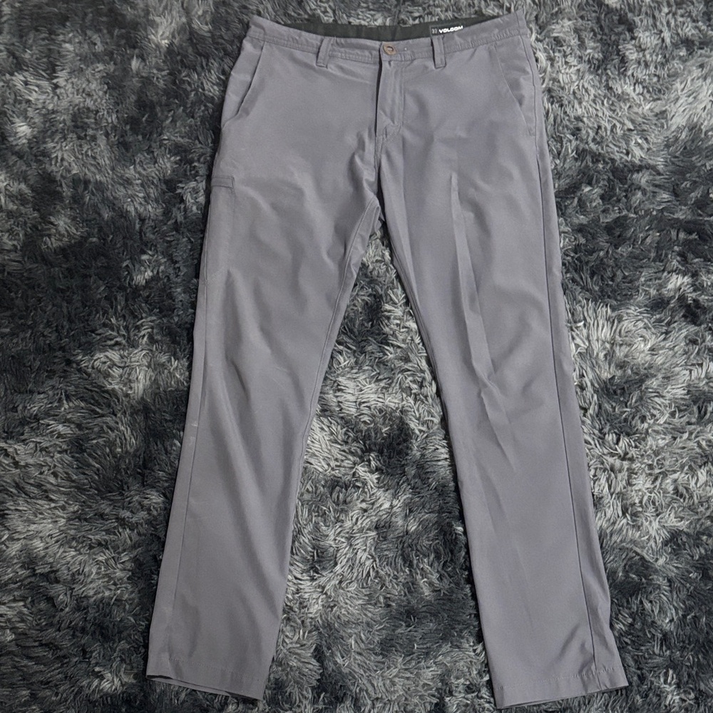 Volcom Men's Charcoal Chinos